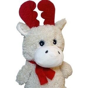 Greenbrier Christmas House Tan Reindeer Chocolate Scented Plush Stuffed Toy 11”